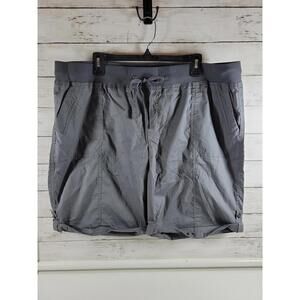 Palm Rio Women’s 3X Gray Pull-On Casual Shorts NEW